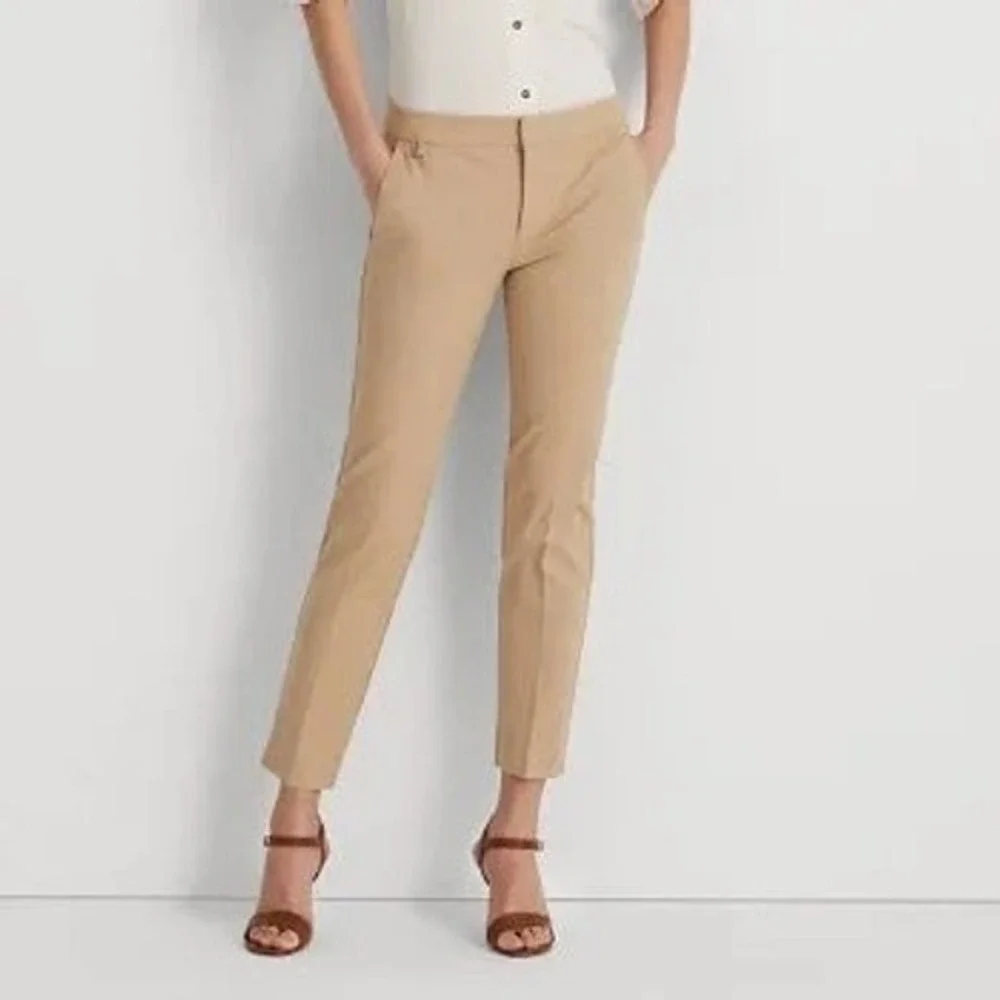 Lauren Ralph Lauren Chino‎ Dress Pants Women Tan Size 8